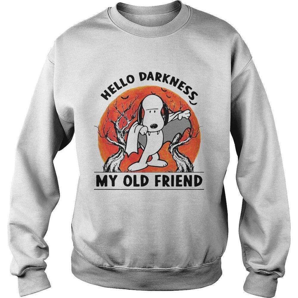 Snoopy Dracula Hello Darkness My Old Friends Shirt